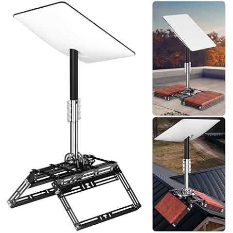 Starlink Gen 2 Roof Ridge Mount, 8 Piece Bricks Starlink Mounting Kit with Tilt Angle Adjustable Gen 2 Pipe Adapter, Starlink Internet Kit Satellite Pole Mount for Starlink Standard Actuated Dish Cover