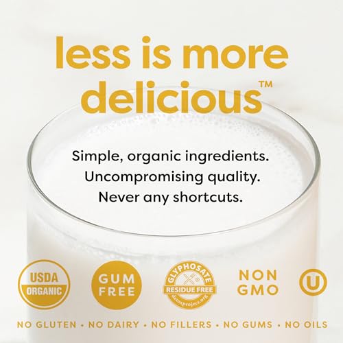 Image of MALK Unsweetened Vanilla Almond Milk - Organic & Shelf Stable - 32OZ 6-Pack | Plant-Based Milk For Cereal, Smoothies, Coffee Creamer, Dairy Free & Vegan, Non GMO, No Gums or Fillers