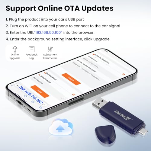 Carlinkit 5.0 SE Pro Wireless Android Auto & CarPlay Adapter,Convert Wired to Wireless for OEM Vehicles (Model Year: 2015 to 2026) Compatible with Wired CarPlay & Android Auto Cars - Image 7