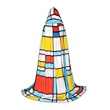 WZYCWB Boîte dépareillée M Cape à capuche imprimée pour jeunes, parfaite pour les magiciens et les costumes de jeu de rôle (S-L)