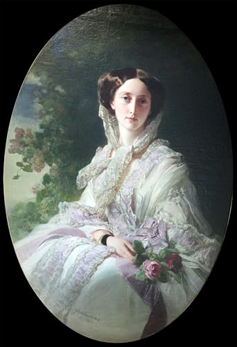 Tableau impression d'art Princesse Olga vintage pour décoration de chambre élégante 60x90cm