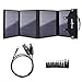 Produktbild ROCKPALS Faltbare 60W Solar Panel Ladegerät für Suaoki Portable Generator/Goal Zero Yeti 100/150/400 Krafwerk Akku Pack/USB-Geräte, QC3.0 USB-Ports