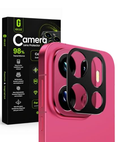 Image of iGluz Compatible with Oppo Find X9 Camera Lens Protector (1 Pack) | Premium 9H Tempered Glass Camera Guard | Ultra Clear HD | Scratch Resistant | Case Friendly Fit | Bubble Free Easy Installation