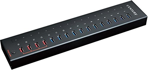 Amazon.co.jp: センチュリー LED搭載 16ポート USB3.0ハブ Hub Amazon.co.jp: センチュリー LED搭載 16ポート USB3.0ハブ Hub