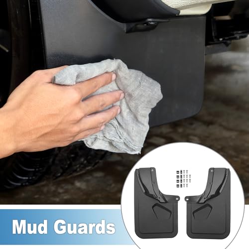 Image of Mud Flap Splash Guard with Mount Accessories Front Side Mud Guard for Ford Bronco 2021-2024 (Set of 2)
