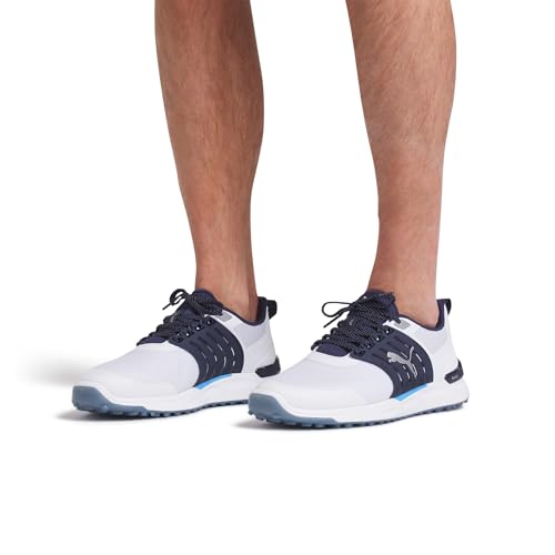 PUMA Mens Ignite Elevate 2 Golf Sneakers Shoes - White - Image 6