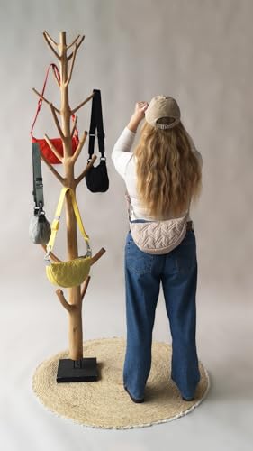 Zwei Damen Puffer Tasche Cleo CL50 gesteppte moonbag 2 Liter wasserabweisende quilted Puffy Bag Halbmond-Form, recyceltes Nylon, Stepptasche tragbar als Umhängetasche oder crossbody (sand)
