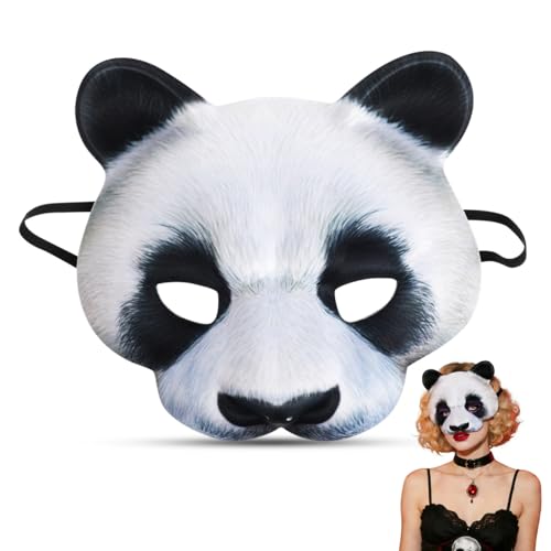 Masque panda Halloween pour garçon résistant pour éviter les déguisements fragiles