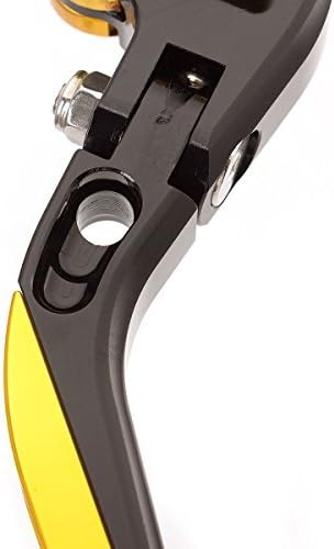 Miniatura 115 de FXCNC Billet Folding Extendable Adjustable Brake Clutch Levers Compatible with Raptor YFM660 01-04, TTR125L/LE/LW 00-16, Banshee 350 02-06