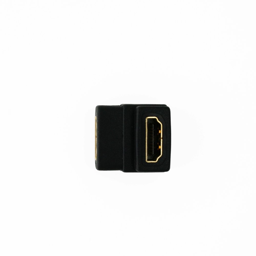 Cablesson Right-Angle 90 Degree HDMI Coupler (Joiner) Adapter, Female to Female Connectors, Digital Video/Audio (Gold Plated - Image 4