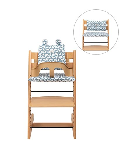 Fundas Bcn - Set 3 Cojines Evolutivos Para Trona Stokke Tripp Trapp - Algodón Extrasuave - Estampado Baby Dinos Fundas Bcn - Set 3 Cojines Evolutivos Para Trona Stokke Tripp Trapp - Algodón Extrasuave - Estampado Baby Dinos