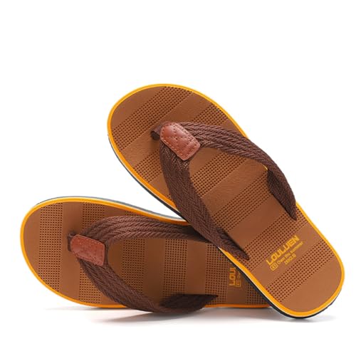 Premium Comfort Cool Edge Yoga Mat Flip Flops For Men Non Slip Thong Sandals Slides Summer Slippers Indoor Outdoor Footwear