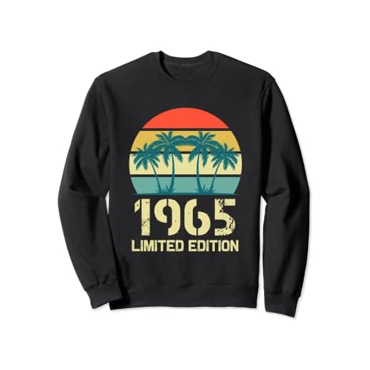 Camisetas vintage de cumpleaños de 1965 para mujer, divertidas camisetas de cumpleaños de 1965 Sudadera
