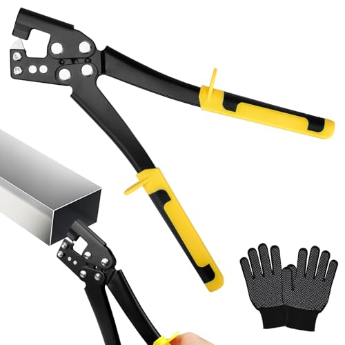 Pince a Sertir Placo Pince à Sertir pour Cloison Sèche Pinces pour Plaques de Plâtre Acier Robuste, Haute Résistance, force, Sertisseuse de Boulons pour la Construction de Maisons, Bureaux, Entrepôts