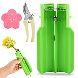 3PCS Rose Thorn Stripper Tool Set with Rose Stripper & Plant Scissors for Leaf Removal,Florist Supplies Florist-Grade Thorn Remover - Quickly Remove Thorns and Branches of Roses