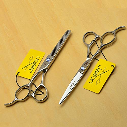 Tijeras De Peluquería De La Mano Izquierda, Tijeras De Peluquería Profesional Y Cizallas De Corte De Adelgazamiento, para Barbero, Salón, Hogar, Luz Y Afilado,6.0 Inch