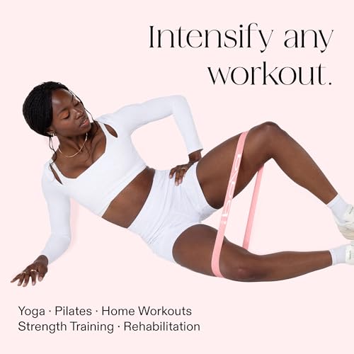 Image of Bala Booty Bands Resistance Bands for Women & Men - Elastic Exercise Bands for Working Out - Wrist, Ankle, Legs & Booty Bands - Workout Resistance Bands for Yoga, Pilates, Strength Training