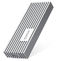 ORICO NVMe Gehäuse 20Gbps USB3.2 Gen2x2 USB-C PCIe M2 Adapter [Upgraded ] für NVMe M-Key/M+B Key SSD 2230/2242/2260/2280, Externes M2 SSD Gehäuse Aluminium (Kühlweste, UASP, Trim,4 TB) -M233SV – Ansicht 1