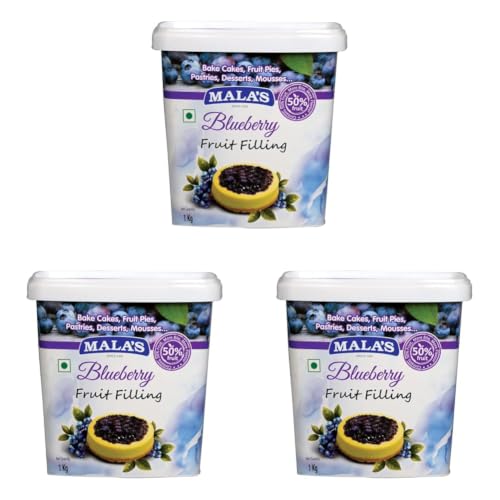 Image of Mala's Filling 1Kg (Blue Berry) (Pack of 3)