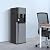 Bottom Loading Water Cooler Dispenser for 5 Gallon Bottles - Hot & Cold Water, Stainless Steel 5 Gallon Water Dispenser with LED Light for Home, Offices, Hotels, Kitchens (Dark Gray)