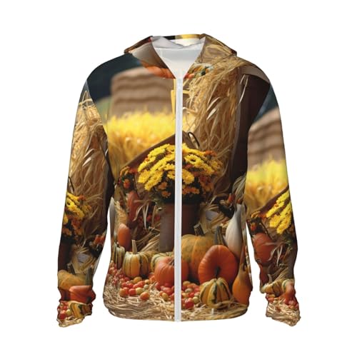 Veste protection solaire UPF 50+ anti-UV zippée avec capuche et poche