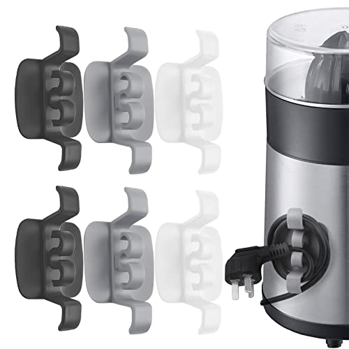 Yeahshion 6 PCS Organiseur de Cordon pour Petits Appareils Ménagers, Supports de Cordon, Enrouleur de Cordon pour Garder Cordon de Cafetière, Micro-onde, Mélangeur, Appareils de Cuisine Cover