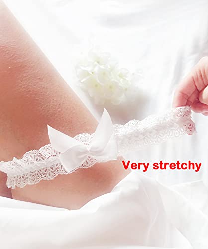 Women's Garter Sexy Lace Wedding Garters For Bride With Bow Party Prom Leg Garter Belt #TOP4