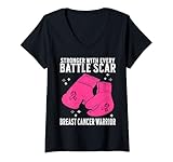 Photo Gallery donna breast cancer warrior gifts breast cancer awareness women maglietta con collo a v Photo Gallery donna breast cancer warrior gifts breast cancer awareness women maglietta con collo a v