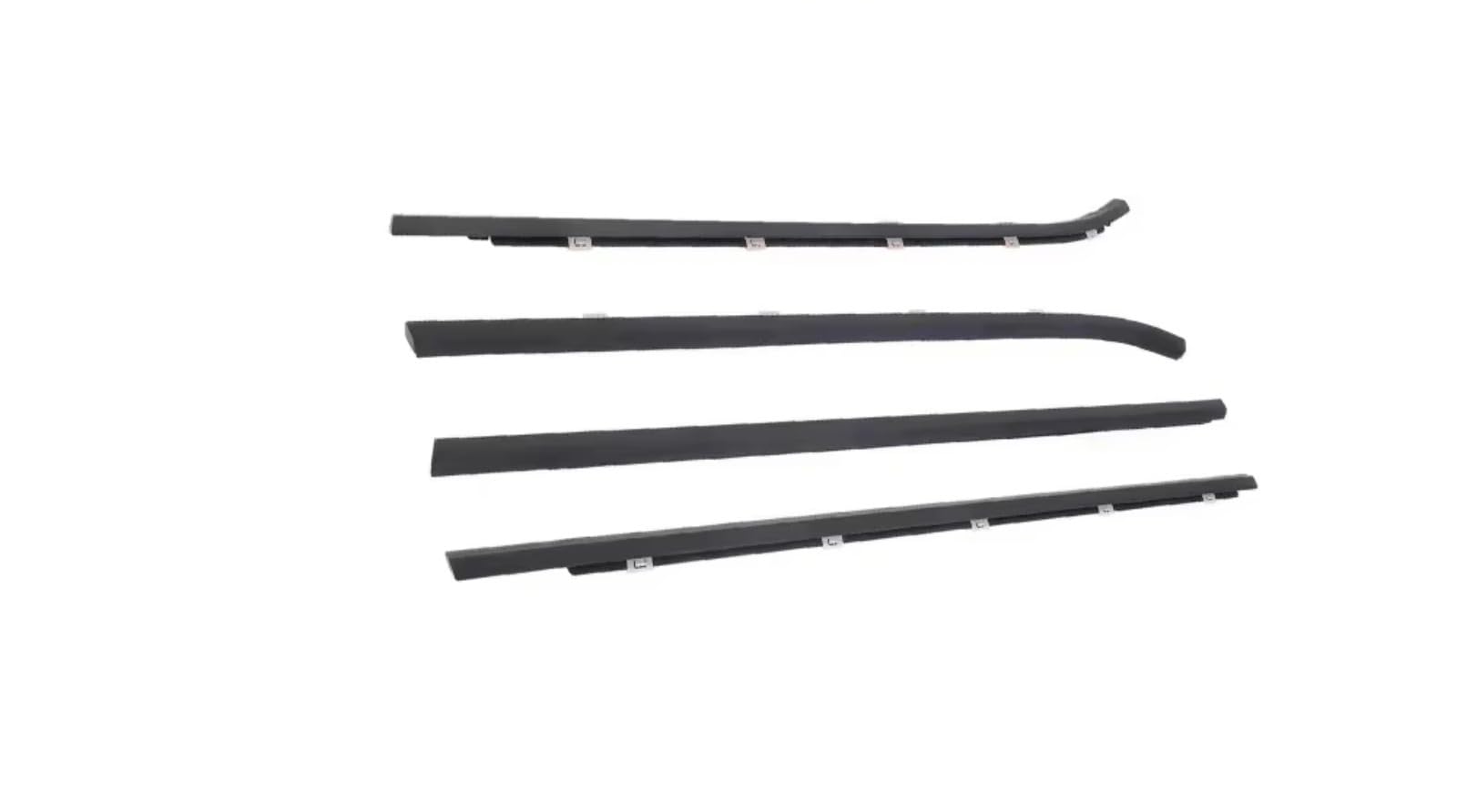Iukmrt One Color For Hyundai For I30 2008-2011 822102L000 Glass Protector Weatherstrip Sealing 4 Pieces Black Outside Windows Rubber Car Door Seal Protector