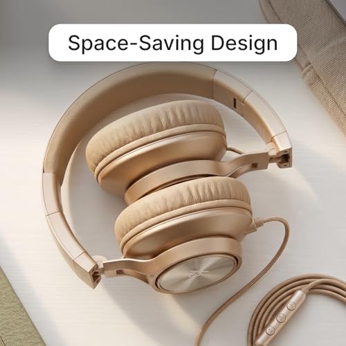 Image of ARTIX Wired Headphones for Kids & Adults - Built-in Mic & Volume Control, Kids Headphones for School & Travel, Girls & Boys Head Phones for Computer, iPad, Chromebook, Tablet, Laptop 3.5mm Aux Cord