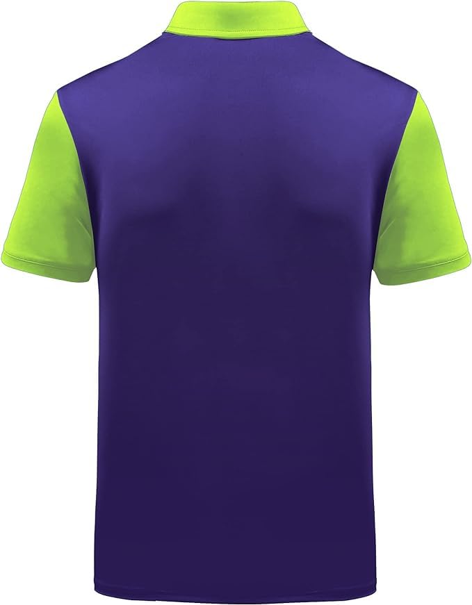 Image of ZITY Mens Golf Shirt Short Sleeve Athletic Casual Work Collared Polo Tshirt
