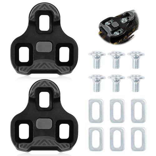 【Design antiscivolo】 La forma garantisce una vestibilità precisa e facile da staccare, che si può fidare anche degli sprint più duri. Le piastre per scarpe hanno un design a blocco nero 