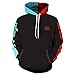 YUANTU Academia Hoodies Cosplay Costume Jacket Hoodies for Adult Unisex (US, Alpha, X-Small, Regular, Regular, black1)