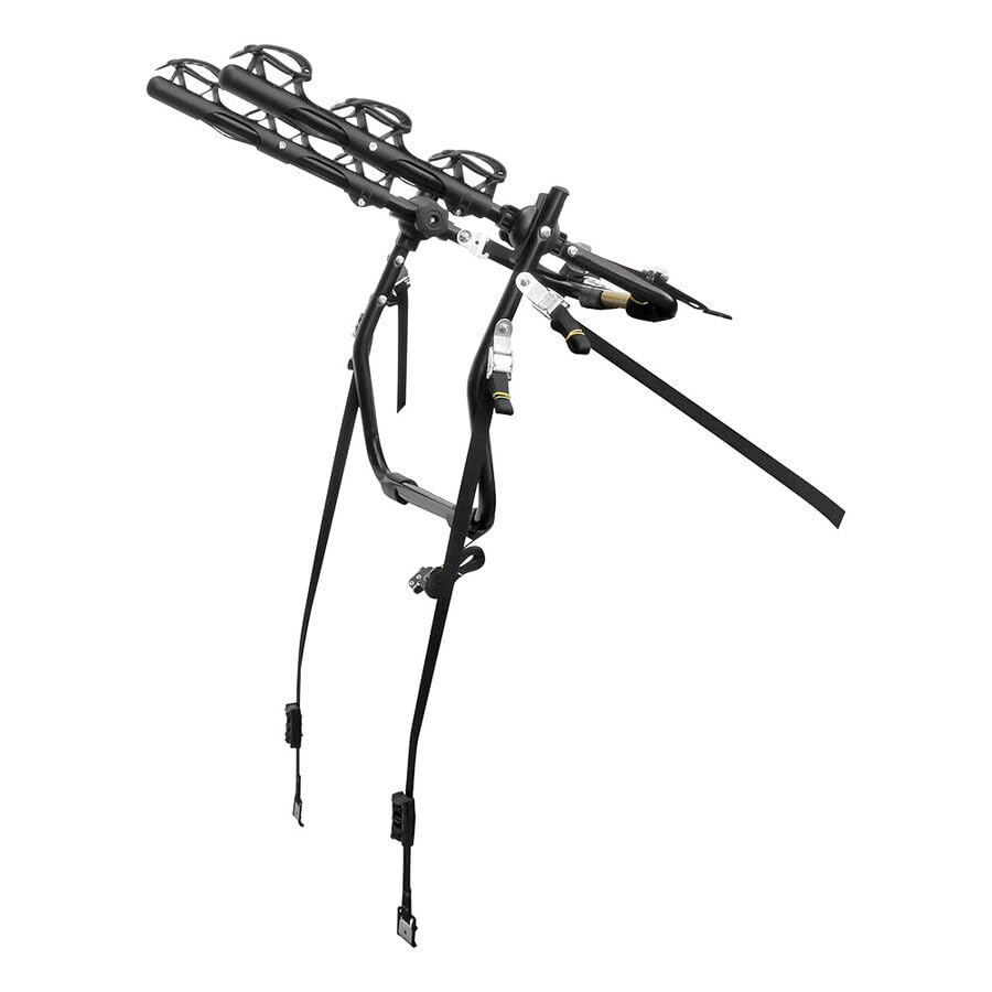 BBROS Heck-Fahrradträger | 3 Fahrräder | 45 kg | 6 Verriegelungen | Anti-Entriegelungssystem | Universal | zugelassen