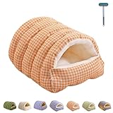 Versatilità 2 in 1: la calda cuccia per gatti può essere utilizzata come sacco a pelo chiuso per gatti da appartamento o, senza cuscino, come tappetino piatto! Questa cuccia per gatti soddisfa le diverse esigenze di riposo degli animali domestici ed è perfetta da arrotolare o allungare