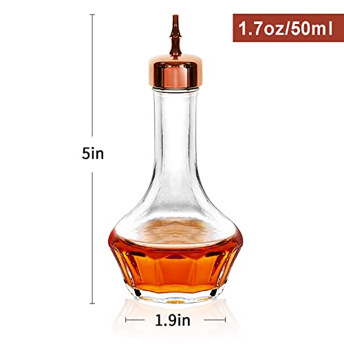 Botella de vidrio amargo SuproBarware KJP01-C de 50 ml para camarero 3
