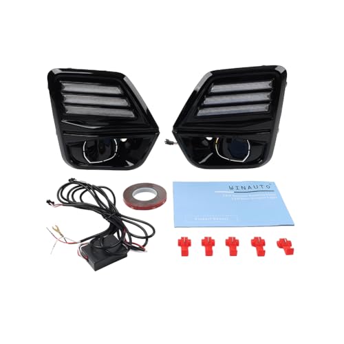 Cnfang4 Fog Lamp Turn Signal Daytime Running Lights 1 Pair for Chevrolet Colorado 2023-24 ABS