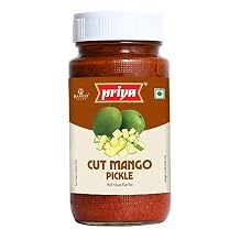 Priya Cut Mango Pickle W/o Garlic 300 gms