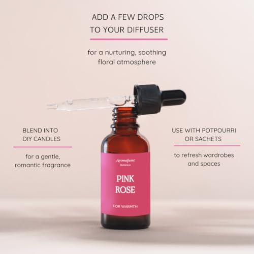 Difusor Aceite Esencial Rosa 30ml Aromafume miniatura 5