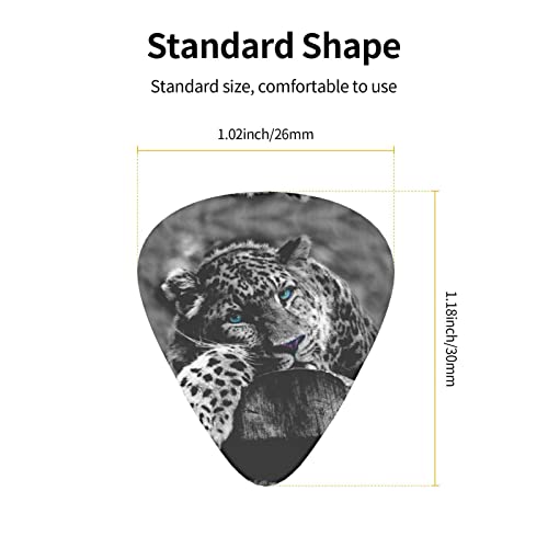 Médiators de guitare Pack de 12 médiators de tigre noir et blanc pour guitare électrique Guitare acoustique Diverses… - Les Beatles, Paul McCartney, John Lennon, RIngo Starr, George Harrison Médiators de guitare Pack de 12 médiators de tigre noir et blanc pour guitare électrique Guitare acoustique Diverses… – Image 4