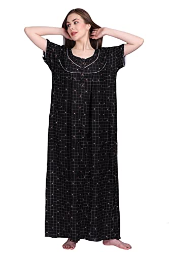 Image of Women's Alpine Mix Print Maxi Nightgown