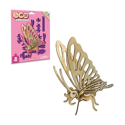 Deluxebase Puzzle en bois écologique 3D – Papillon de Deluxebase.