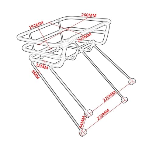 Support porte-bagages Huntercub 125 finition premium