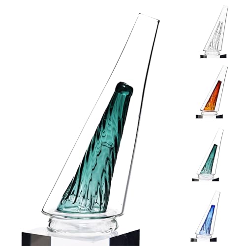 Colored Crystal Vase for Flowers Home Glass Decorations Mini Glass Vase Desk Ornament (5 PCS)