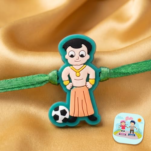 Image of CraftVatika Kids Rakhi with Gift Combo Set for Brother Boy Girls Kids, Designer Cartoon Rakhi Set of 1 for Brother, Rakhis for Rakshabandhan, Fridge Magnet Item, Rakshasutra Raki for Raksha Bandhan
