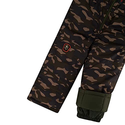 Boys' 2-piece Heavyweight Camo Print Bib Snowsuit Set4
