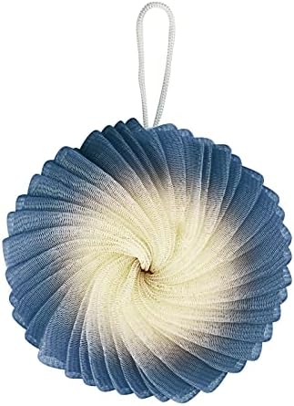 Bath Sponge Shower Loofah - Soft and Comfortable Mesh Pouf Bath Sponge, Washable and Reusable Shower Puff Loofah Sponge, Gentle Exfoliating Loofah Flower Bouquet Shower Scrubber(Grey)