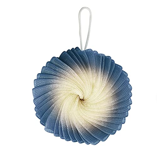 Bath Sponge Shower Loofah - Soft And Comfortable Mesh Pouf Bath Sponge, Washable And Reusable Shower Puff Loofah Sponge, Gentle Exfoliating Loofah Flower Bouquet Shower Scrubber(Grey) #TOP27
