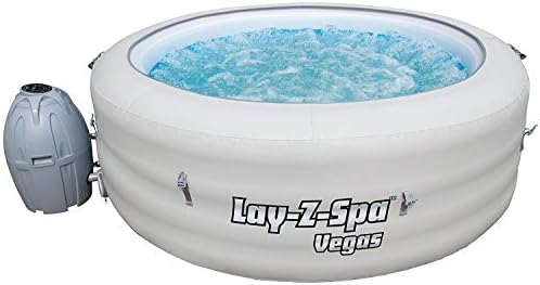 Lay Z Spa Vegas Inflatable Portable Family Hot Tub Jacuzzi Bubble Jet 4-6 Person