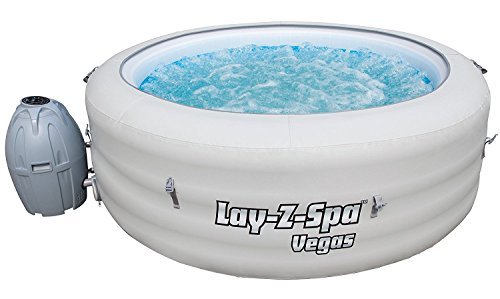 Lay Z Spa Vegas Inflatable Portable Family Hot Tub Jacuzzi Bubble Jet 4-6 Person
